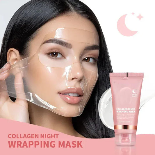 Korean Collagen Night Wrapping Peel-Off Mask | 60% OFF Today Only!